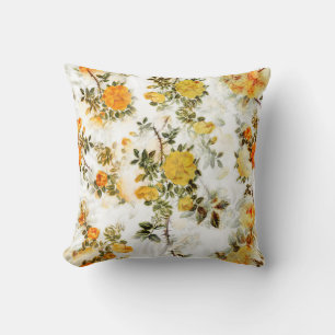 Elegant Shabby Chic Yellows Golds Florals Kussen