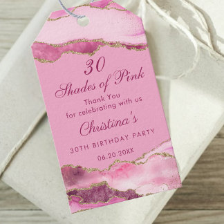 Elegant Shades of Pink Birthday Party  Cadeaulabel