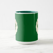 Elegant Shamrock St Patrick’s Day - caneca Mok (Midden)