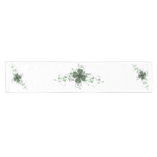 Elegant Shamrock Table Runner Korte Tafelloper