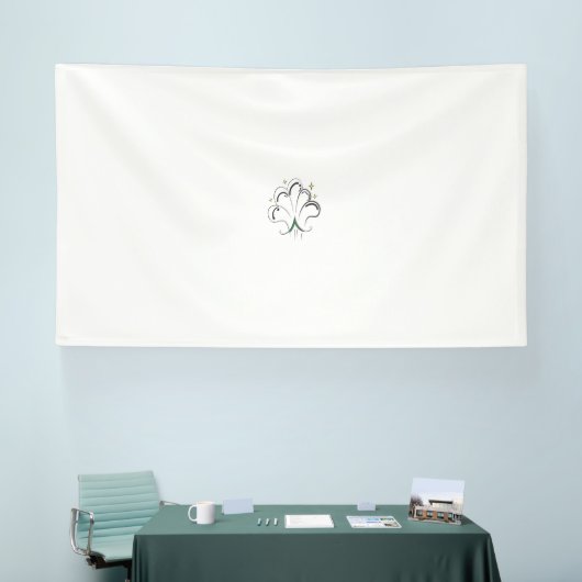 Elegant Shamrock-vormig ontwerp voor St. Patrick's Spandoek (Beurs)