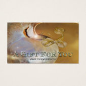 Elegant Shell Festive Cadeaubon Visitekaartje (Voorkant)