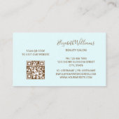 Elegant Shell Logo Visitekaartje (Achterkant)