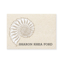 Elegant Shell Visitekaartje