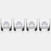 Elegant Sheltie Whisky Glas (Achterkant)
