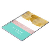 Elegant Shine ⎥ Gepersonaliseerd Notitieboek (Linkerzijde)