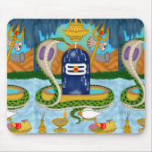 Elegant Shivlingam Mouse Pad for Spiritual Vibes Muismat (Voorkant)