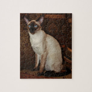 Elegant Siamese Cat Legpuzzel