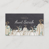 Élégant Sièges d'automne Numéro de table Cartes