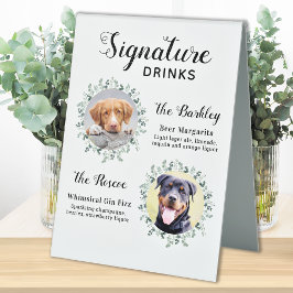 Elegant Signature Drink Pet Wedding Dog 2 Foto