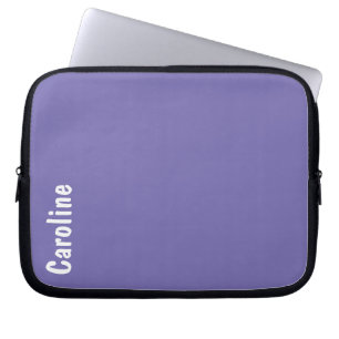 Elegant Signature Script Monogram Laptop Sleeve