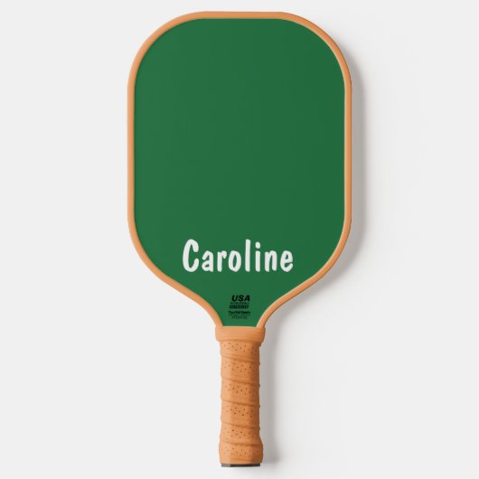 Elegant Signature Script Monogram Pickleball Paddle (Voorkant)