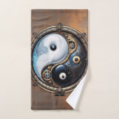 Élégant signe du Yin yang (Serviette à main)