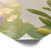 Élégant Signe Vierge Art Astrologique sur Mur Bril (Coin)