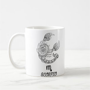 Elégant signe Zodiaque Café Mug