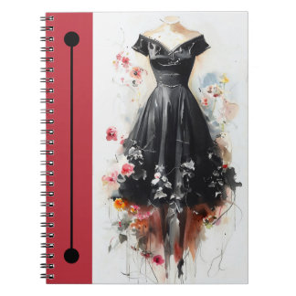 Elegant Silhouet Schetsboek Notitieboek