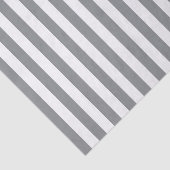 Elegant Silver en White Striped Tissuepapier (Detail)