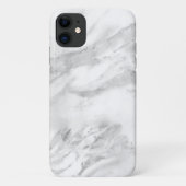 Elegant Silver Foil | Chic Marble Case-Mate iPhone Case (Achterkant)