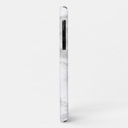 Elegant Silver Foil | Chic Marble Case-Mate iPhone Case (Achterkant/links)