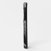 Elegant Silver Fractal Design Digital Art Case-Mate iPhone Case (Achterkant/links)