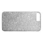 Elegant Silver Glitter Case-Mate iPhone Case (Achterkant (Horizontaal))