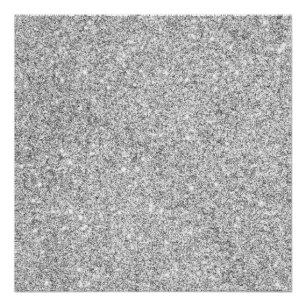 Elegant Silver Glitter Perfect Poster