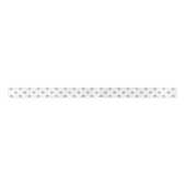 Elegant Silver Glitter Polka Dots Pattern Lint (Voorkant)