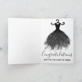 Elegant Silver Glitter U kunt het Afstudeerder van Kaart (Binnen)