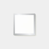 Elegant Silver Post-it® Notes (Voorkant)