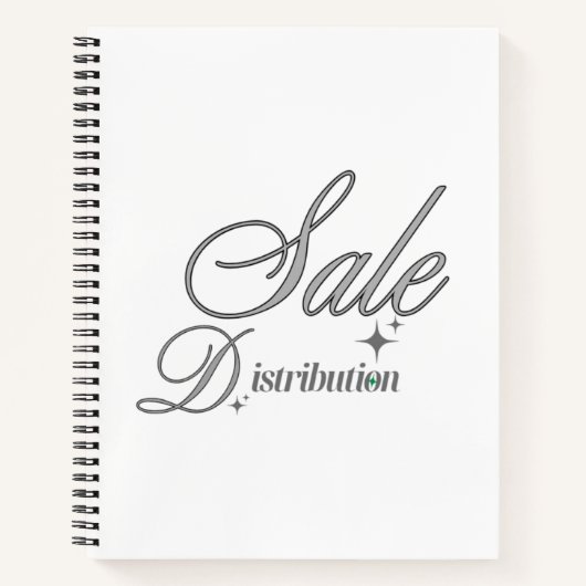  Elegant Silver Script Professional Journal Notebo (Devant)
