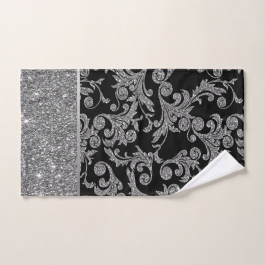 Élégant Silver Silver Silver Élégant (Serviette à main)