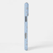 Elegant Silver Snowflake | Winter Holiday  iPhone Hoesje (Rechterkant)