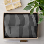 Elegant Silver Tiger Tissuepapier (Geschenk)