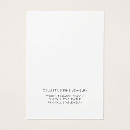 Élégant simple Coeur noir blanc Élégant Écran (Dos)