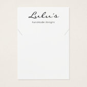 Élégant simple collier blanc (Devant)