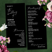 Elegant Simple Contemmodern Typografie Black Programma