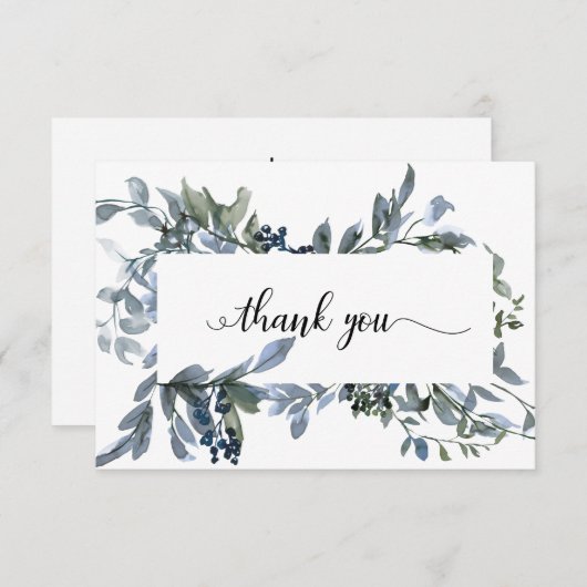 Elegant Simple Cross Sympathie Hartelijk dank Bedankkaart (Voorkant / Achterkant)