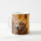 Elegant Simple Custom Pet's Simple Modern Photo Koffiemok (Voorkant links)