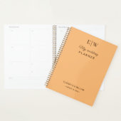 Élégant simple Mariage de monogramme (Devant avec enveloppe)