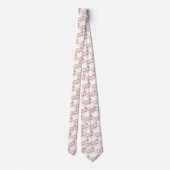 Elegant Simple Merry Kerstmis Stropdas (Achterkant)