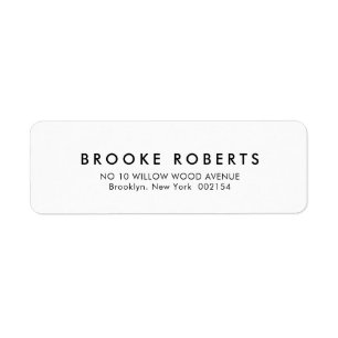 Elegant Simple Minimalist Modern Wedding Etiket