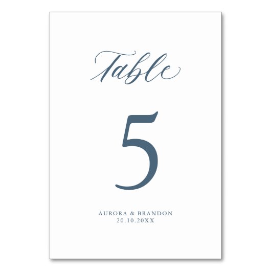 Elegant Simple Minimalist Modern Wedding Kaart (Voorkant)