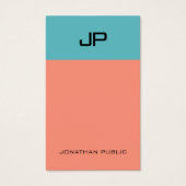 Élégant simple Modèle Monogramme moderne (Devant)