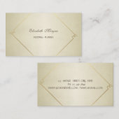 Elegant Simple Modern Chic Visitekaartje (Voorkant / Achterkant)