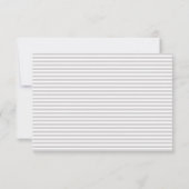 Elegant Simple Modern-scriptreactiekaart RSVP (Achterkant)
