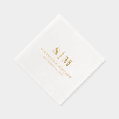 Élégant simple Monogramme simple Mariage minimalis (Droite)