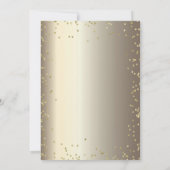 Élégant Simple Or Diamonds Sweet 16 Invitation (Dos)