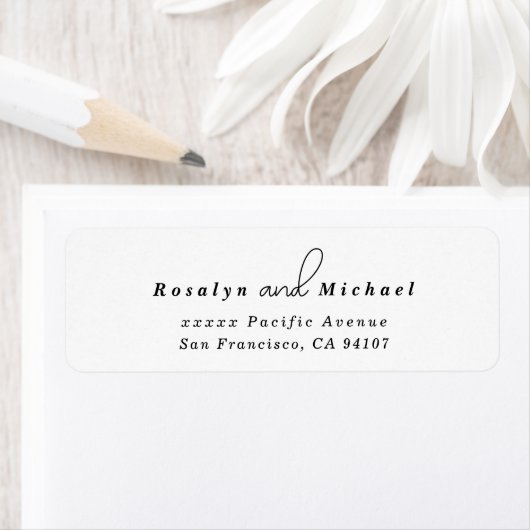 Elegant Simple Return Address Labels (Insitu)