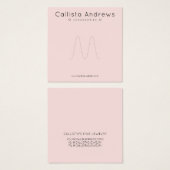 Élégant simple rose Coeurs Noirs Écran (Devant & derrière)