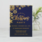 Elegant Simple Snowflake Gold Arch-kerstfeest Kaart (Staand voorkant)